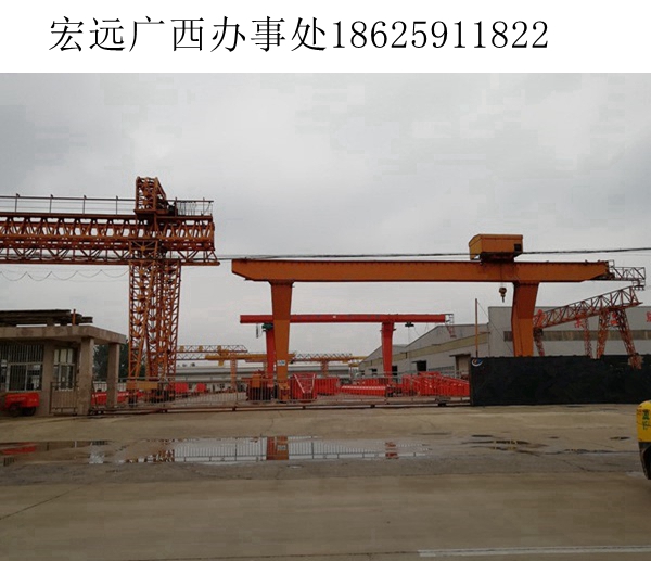 廣西柳州100T水電站龍門吊設計