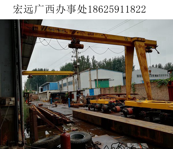 廣西桂林20噸A型軌道門機