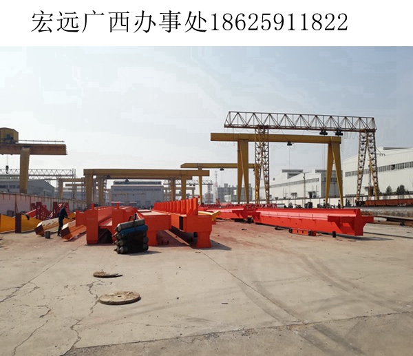 300 噸單梁龍門吊的新型材料應用